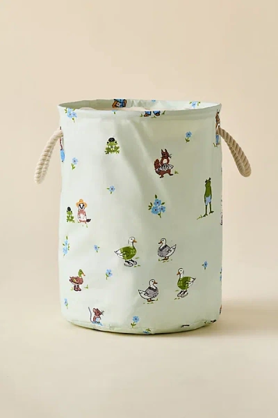 Urban Outfitters Fiona Printed Laundry Bag In Green At