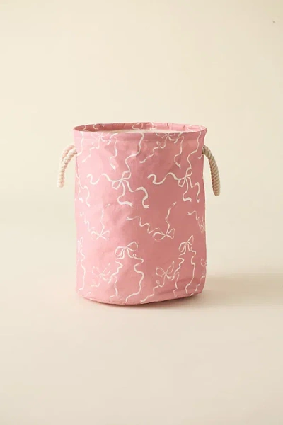 Urban Outfitters Fiona Printed Laundry Bag In Pink Painted At