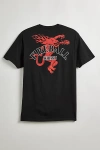 URBAN OUTFITTERS FIREBALL WHISKY TEE IN BLACK, MEN'S AT URBAN OUTFITTERS