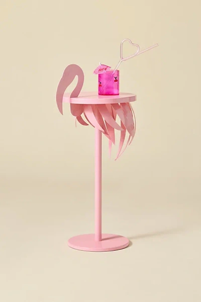 Urban Outfitters Flamingo Iron Drink Side Table In Pink At