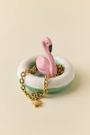 Urban Outfitters Flamingo Pool Floatie Ceramic Catch-all Dish In Pink At