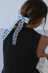 Urban Outfitters Flora Ribbon Hair Bow Clip In Blue, Women's At