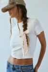 Urban Outfitters Flora Ribbon Hair Bow Clip In Pink, Women's At  In Pink