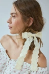 Urban Outfitters Flora Ribbon Hair Bow Clip In Yellow, Women's At  In Neutral