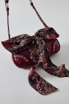 Urban Outfitters Floral Silky Wrap Scarf In Wine, Women's At  In Burgundy