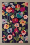 Urban Outfitters Floral Tufted Wool Rug In Blue At  In Multi