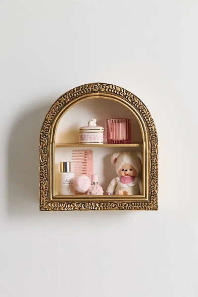 Urban Outfitters Florence Arch Figurine Wall Shelf In Gold At