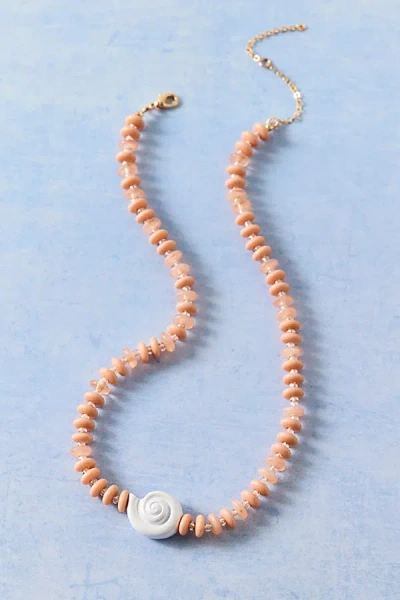 Urban Outfitters Florida Pendant Corded Necklace In Pink, Women's At  In Neutral