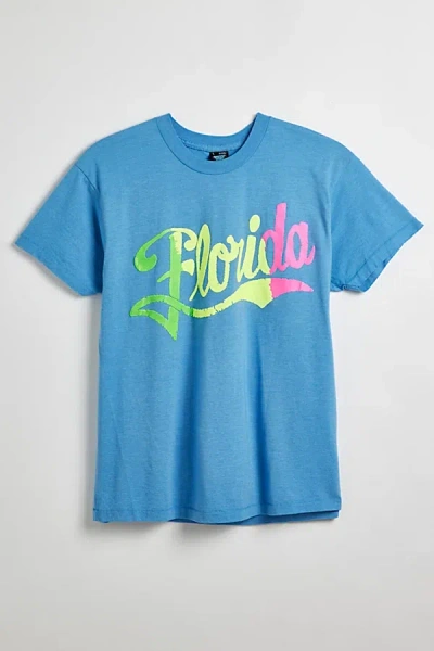 Urban Outfitters Screen Stars Florida Graphic Tee In Sapphire, Men's At