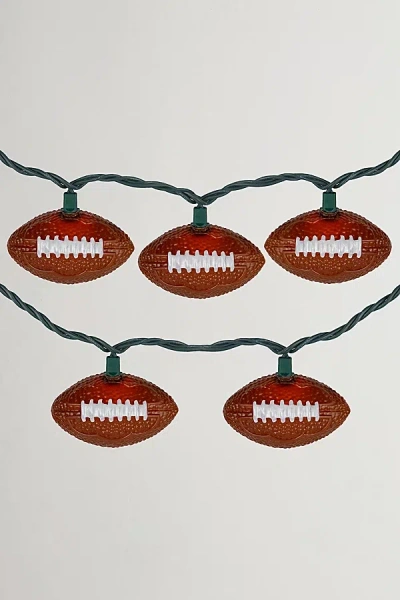 Urban Outfitters Football 6ft String Lights In Brown At  In Red