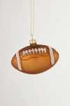 Urban Outfitters Football Glittered Glass Ornament In Brown At  In Brown