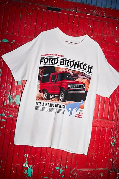 Urban Outfitters Ford Bronco '78 Graphic Tee In White, Men's At