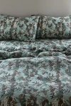 Urban Outfitters Forest Leaf Camo Duvet Cover Set In Camo At  In Green