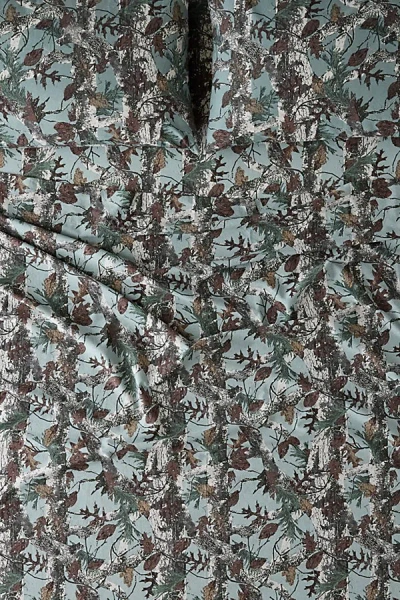 Urban Outfitters Forest Leaf Camo Sheet Set In Camo At  In Green