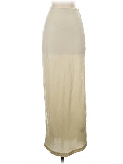 Pre-owned Urban Outfitters Formal Skirt In Ivory