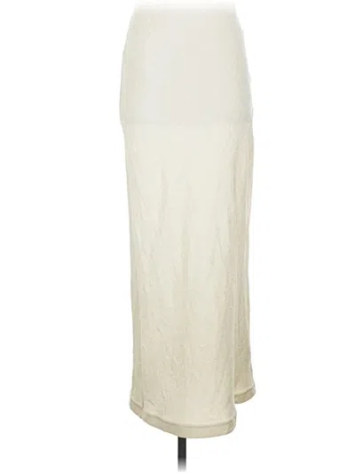 Pre-owned Urban Outfitters Formal Skirt In Ivory