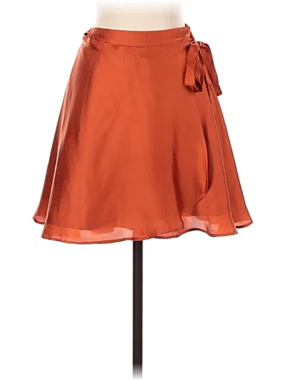 Pre-owned Urban Outfitters Formal Skirt In Orange