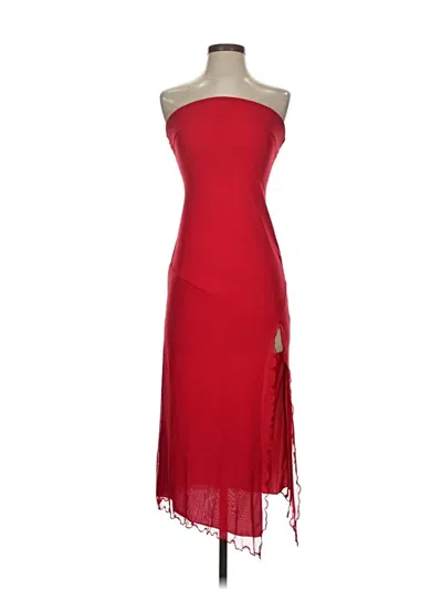 Pre-owned Urban Outfitters Formal Skirt In Red