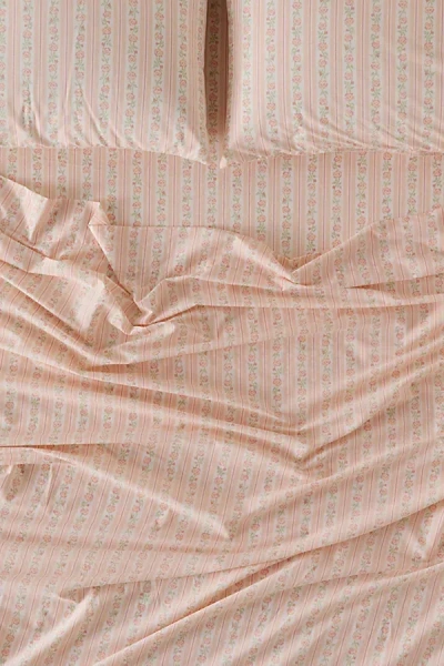 Urban Outfitters Francis Floral Patterned Sheet Set In Pink At