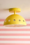 Urban Outfitters Freshly Squeezed Fruit Flush Mount Light In Yellow At