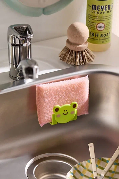 Urban Outfitters Frog Sponge Holder In Green At  In Multi