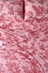 Urban Outfitters Frog Toile Patterned Sheet Set In Red At