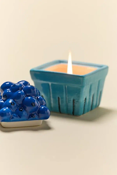 Urban Outfitters Fruit Basket 2 oz Scented Candle In Blueberries At