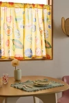 Urban Outfitters Fruit Sticker Patterned Café Curtain Set At