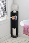 Urban Outfitters Gabe Rolling Tower Bathroom Organizer In Black At  In Black
