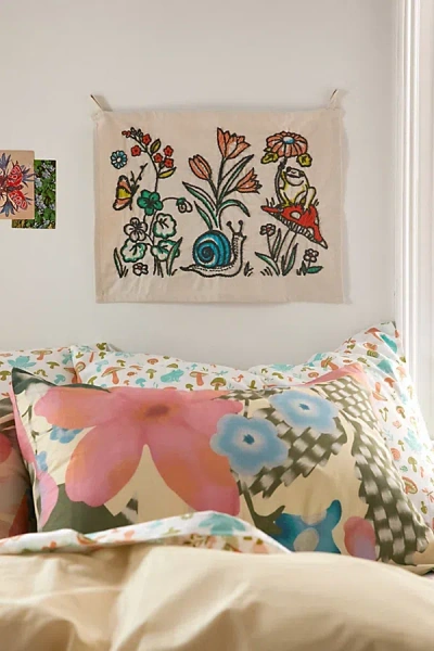 Urban Outfitters Garden Friends Embroidered Tapestry In Assorted At  In Multi