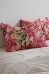 Urban Outfitters Garden Kitty Patterned Sham Set In Pink At  In Pink