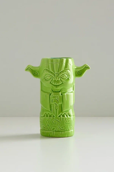 Urban Outfitters Geeki Tikis Star Wars Ceramic Mug In Yoda At  In Green