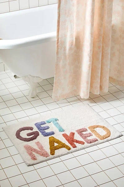 Urban Outfitters Get Naked Bath Mat In Assorted At  In White