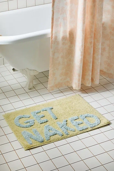 Urban Outfitters Get Naked Bath Mat In Green At