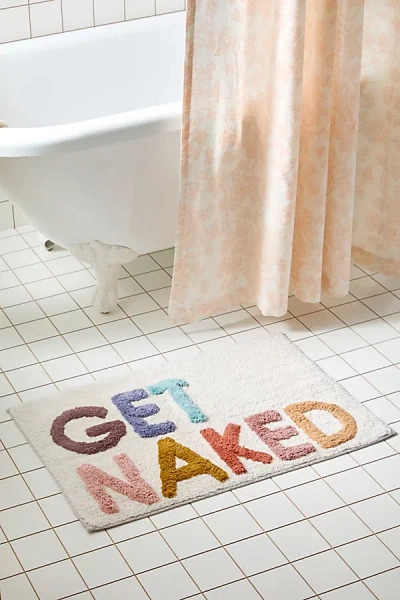Urban Outfitters Get Naked Tufted Bath Mat In Assorted At  In Multi