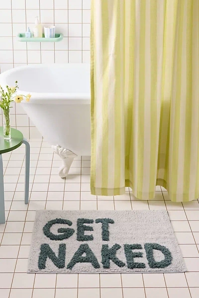Urban Outfitters Get Naked Tufted Bath Mat In North Atlantic At  In Blue