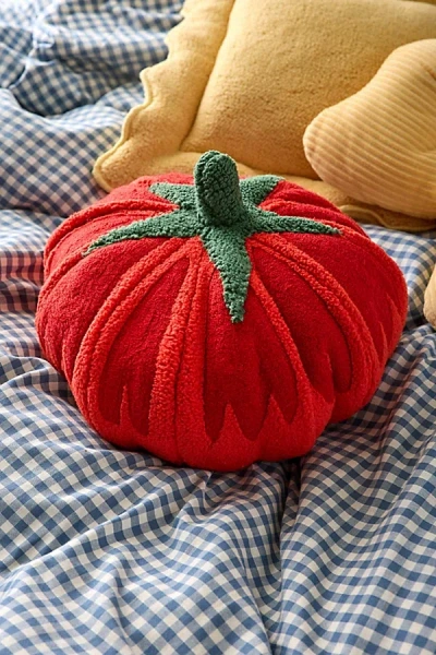 Urban Outfitters Giant Tomato Shaped Throw Pillow In Red At