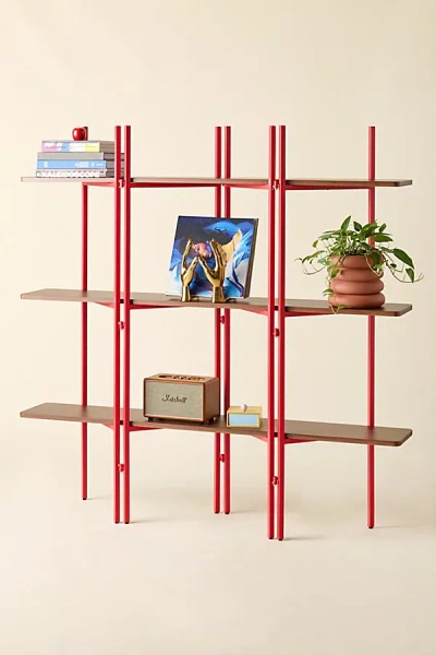 Urban Outfitters Ginny Folding Collapsible Storage Shelf In Red At  In Multi