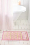 Urban Outfitters Girl Math Plush Tufted Bath Mat In Pink At  In Pink