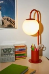 Urban Outfitters Globe Storage Task Lamp In Lava Orange At  In Gold