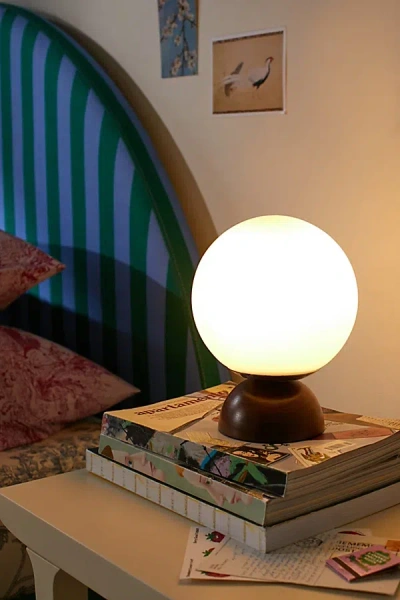 Urban Outfitters Globe Table Lamp In Dark Brown At