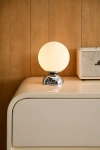 Urban Outfitters Globe Table Lamp In Silver At