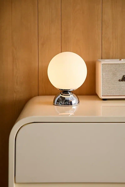 Urban Outfitters Globe Table Lamp In Silver At  In Metallic