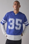 Urban Outfitters Good Game Football Jersey Tee In Blue, Men's At