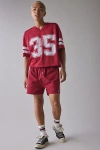 Urban Outfitters Good Game Football Jersey Tee In Ruby, Men's At  In Red