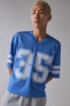 Urban Outfitters Good Game Football Jersey Tee In Bright Blue, Men's At
