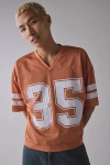 Urban Outfitters Good Game Football Jersey Tee In Dark Orange, Men's At  In Brown