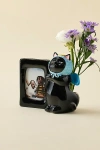 Urban Outfitters Good Kitty Instax Mini Ceramic Picture Frame Vase In Blue At
