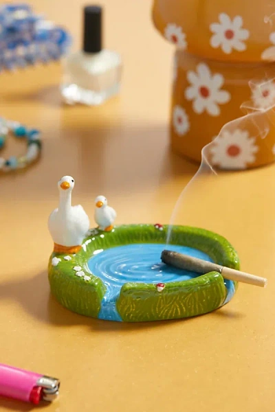 Urban Outfitters Goose Pond Ashtray In Blue At
