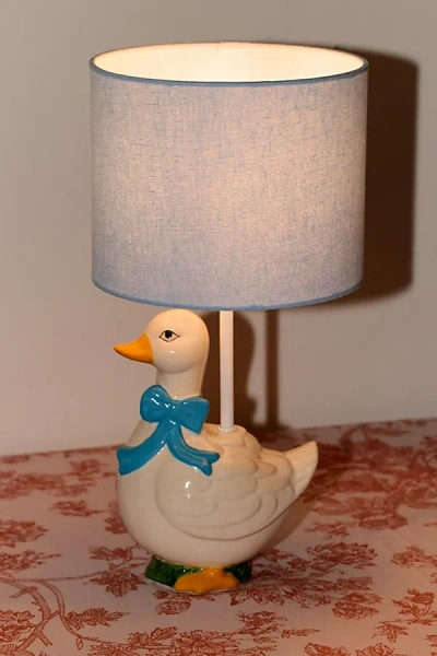 Urban Outfitters Goose Table Lamp In White At  In Neutral